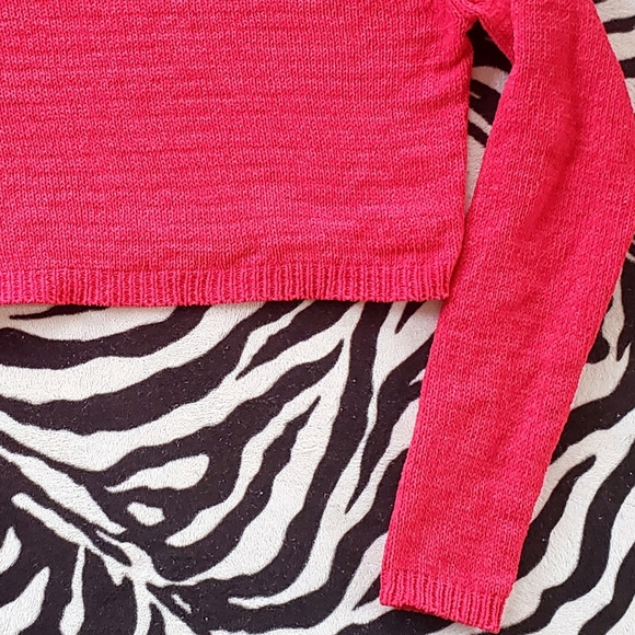 NEW Wild Fable women's red cropped sweater size S - Picture 5 of 7